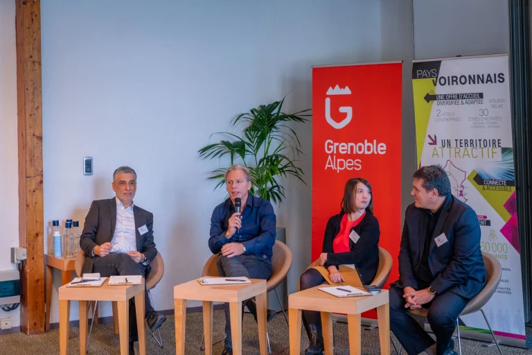 Photo of Christophe during his participation in the local economic pact